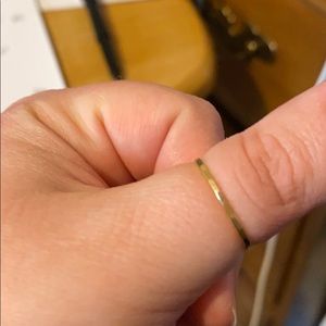 Catbird Classic Hammered Ring